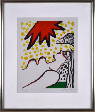 Corneille | Tour (zonnebad met vogel)